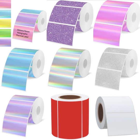 Custom Made 50count Caution Stickers - Picture 2 of 3